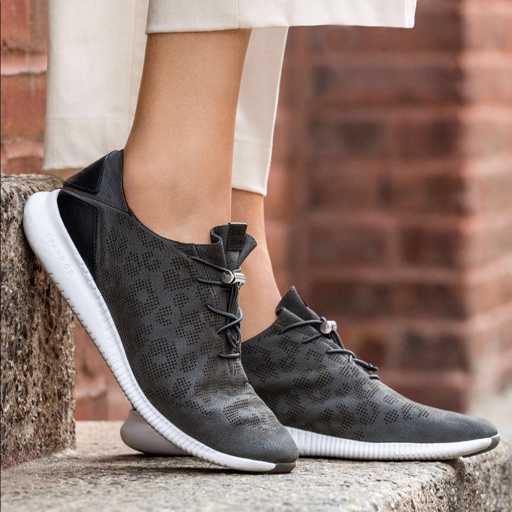 Cole Haan StudioGrand Pack and Go Sneaker Ocelot Animal Print